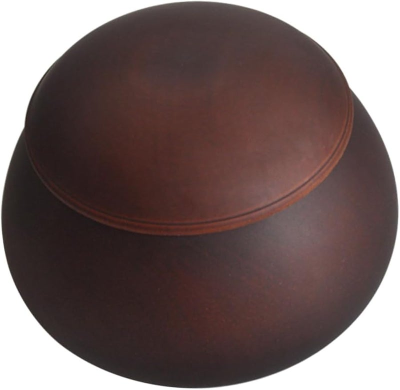 Jujube Wood Chess Pieces Storage Pot 10 Inch Sturdy Lid for Home and Travel Games - Image 1